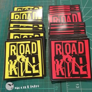 Roadkill PP white water proof stickers   (Roadkill official)